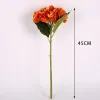 Yiwu quality products: 2-leaf small hydrangea artificial flowers, wedding hydrangea artificial flowers, home decoration, photography artificial flower decoration Specification image